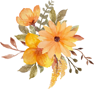 Orange Flower Arrangement